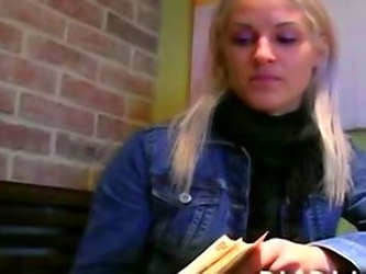 Cute Blonde Amateur Picked Up On The Street And Fucked In A Toilet