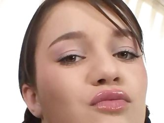 Braided European Sweety Gets Ger Pussy Pounded On A Couch
