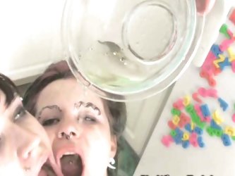 Young Whores' Piss Drinking