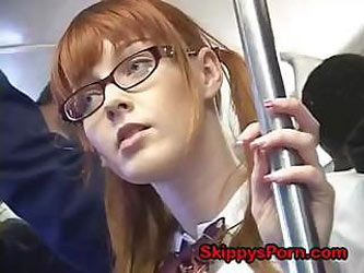 Asian Girl Groped Upskirt