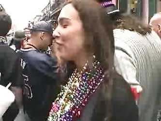 Permission To Flash At Mardi Gras