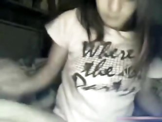 Sexy Legal Age Teenager Plays With Her Huge Boobs And Shaved Love Tunnel On Her Sofa