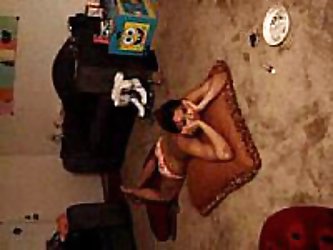 Hidden Cam Video Footage Of My Ebony Neighbor's Short Lesbian Licking Session With Her Gf While Watching Tv. I Planted This Camera In A Rush So T